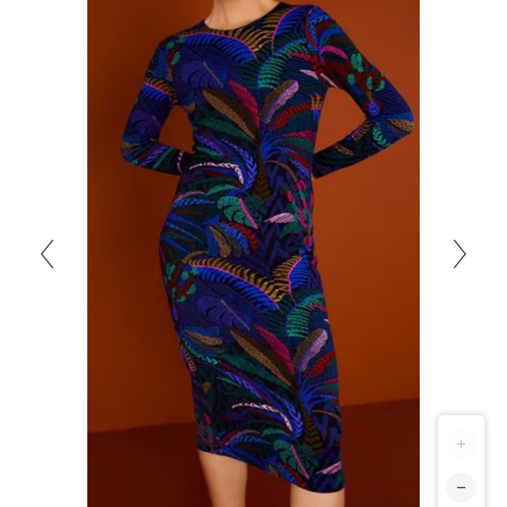 Farm Rio Amazonia Night Lenzing™ Ecovero™ Viscose Midi Dress